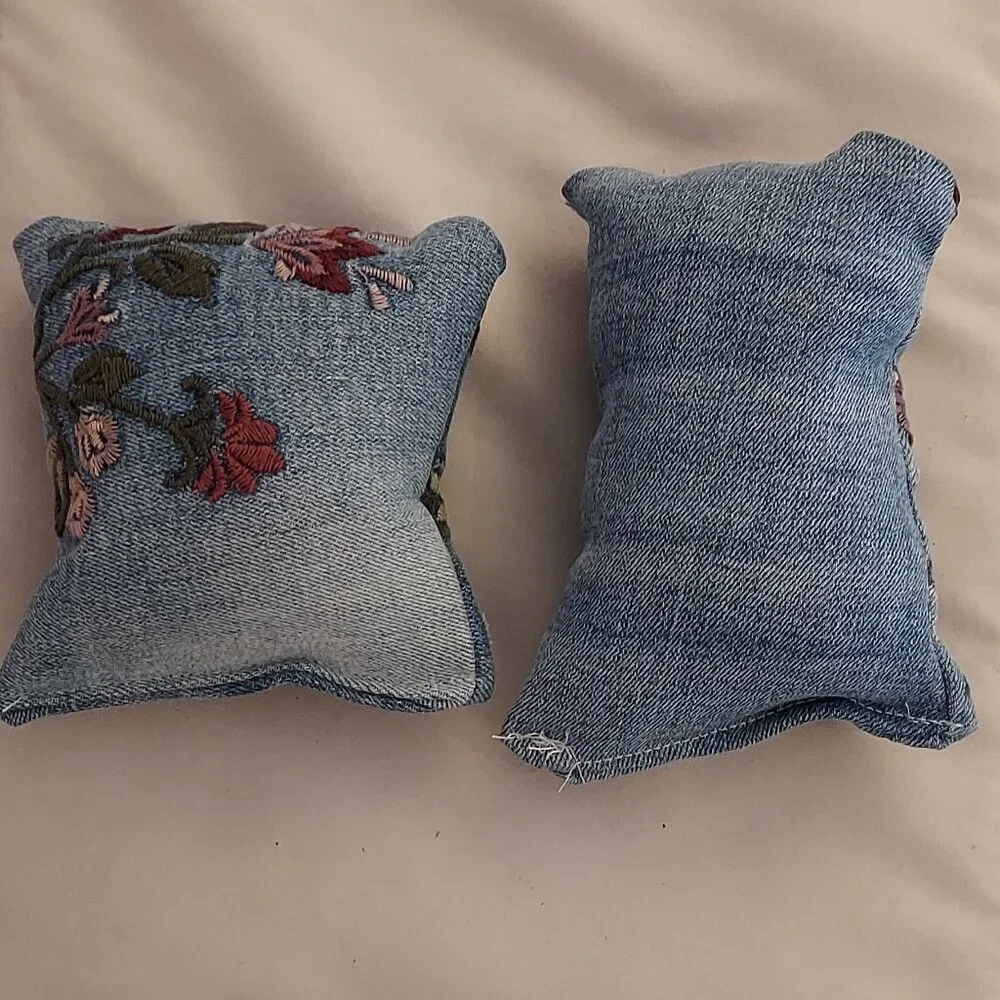 Set of Two Catnip Cat Pillow Toys